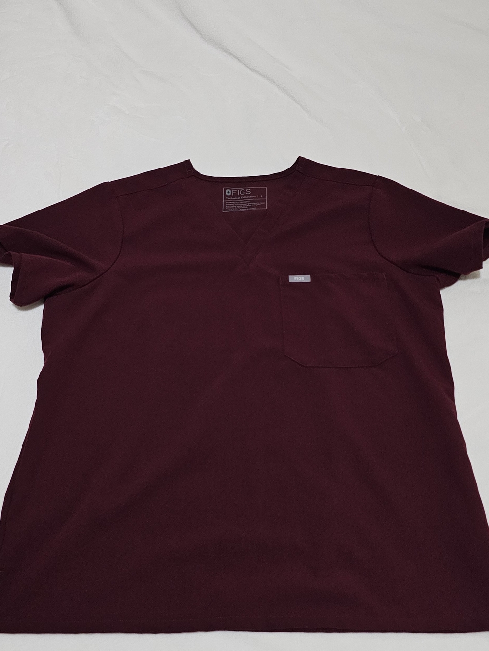 Figs Catarina One Pocket Scrub Top Large